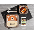 Umweltfreundliches 5-teiliges Bambus-Kinder-Dinner-Set